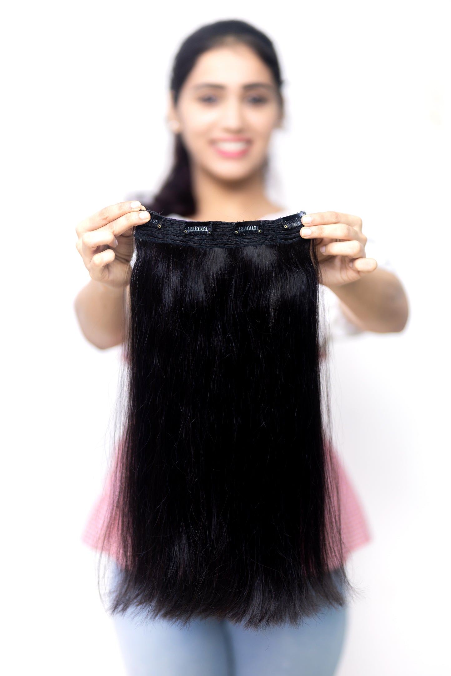 Light Weight Clip In Hair Extensions – 40g | Natural Human Hair | Capillatura